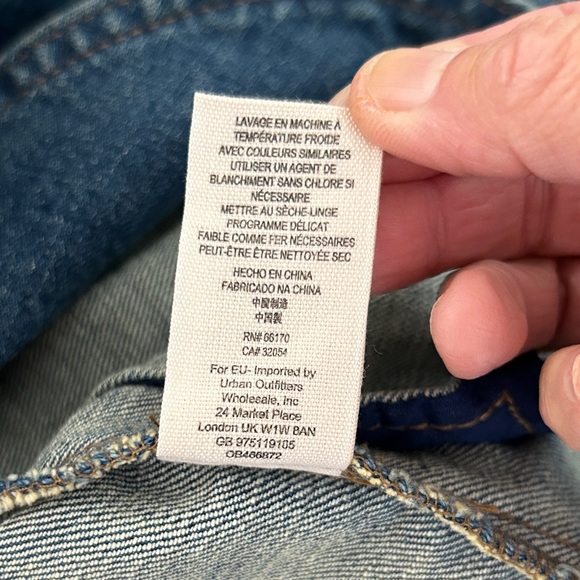 Free People Cropped Denim Jacket - Picture 9 of 14